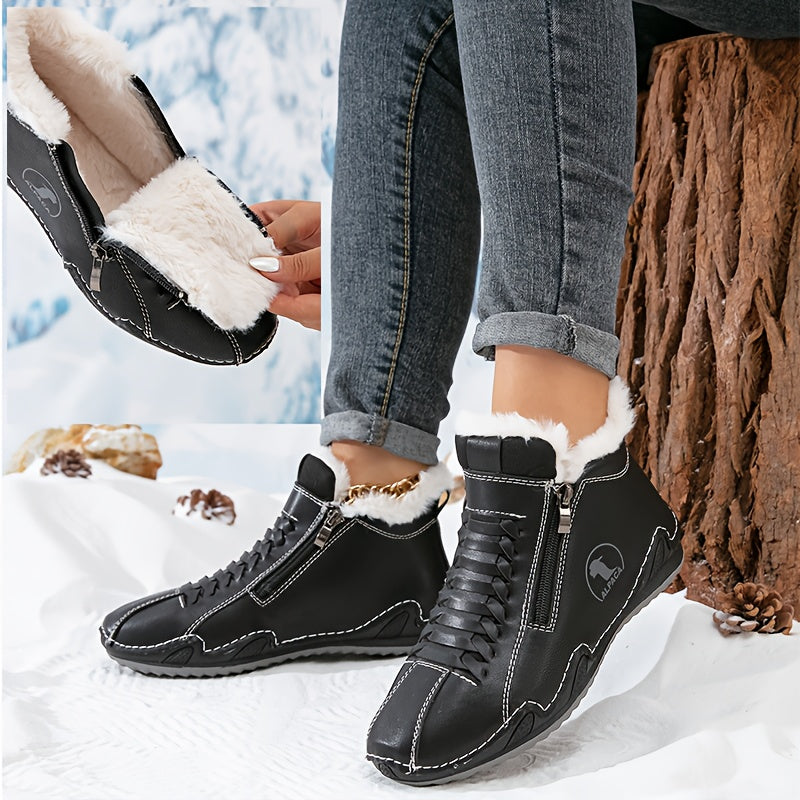 Alpaga Nordique™ – Bottines d’Hiver Ultra-Chaudes et Confortables