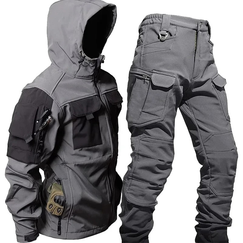 Nordfall - Ensemble cargo extérieur imperméable et coupe-vent