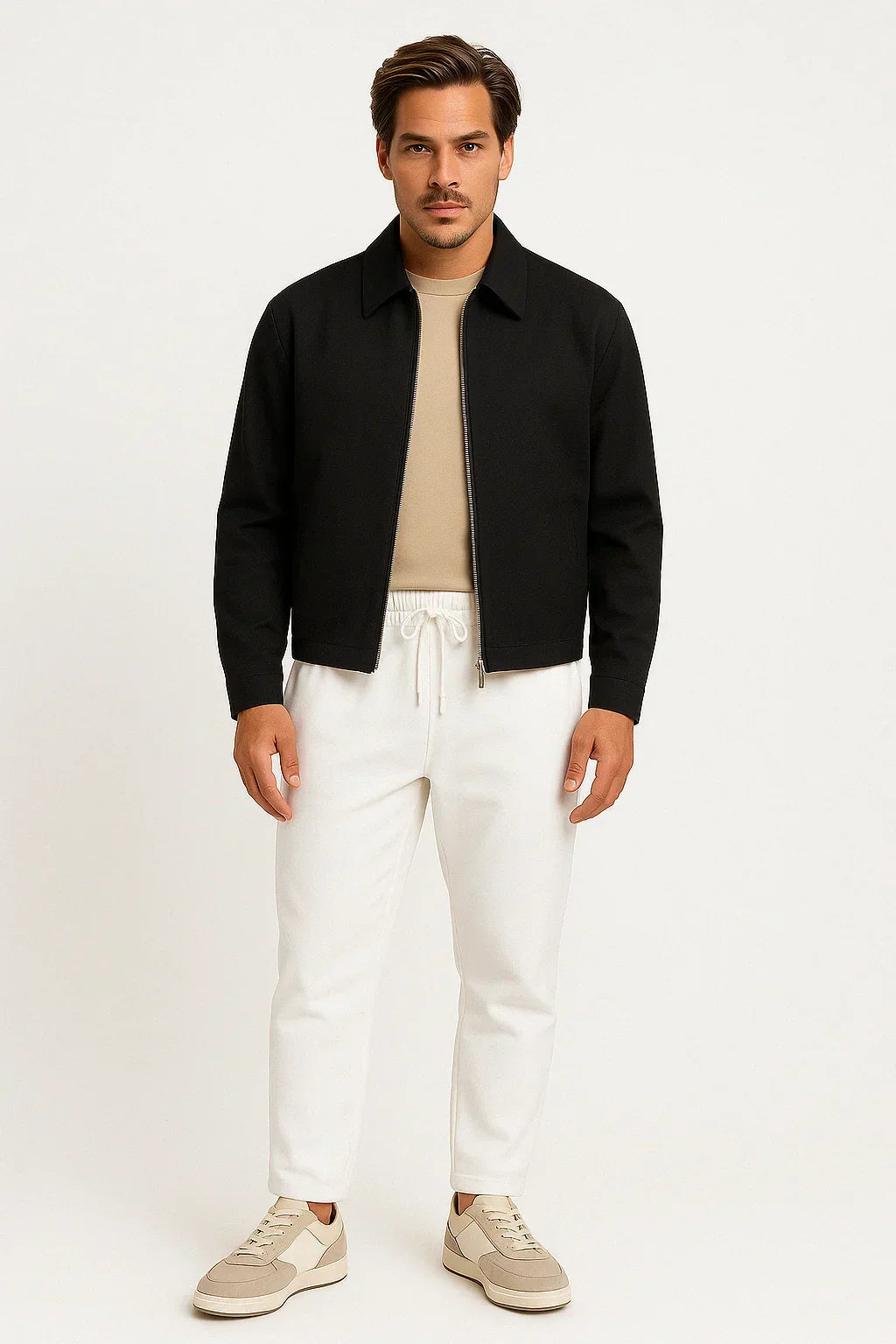 Lucas - Pantalon Court en Coton Moderne